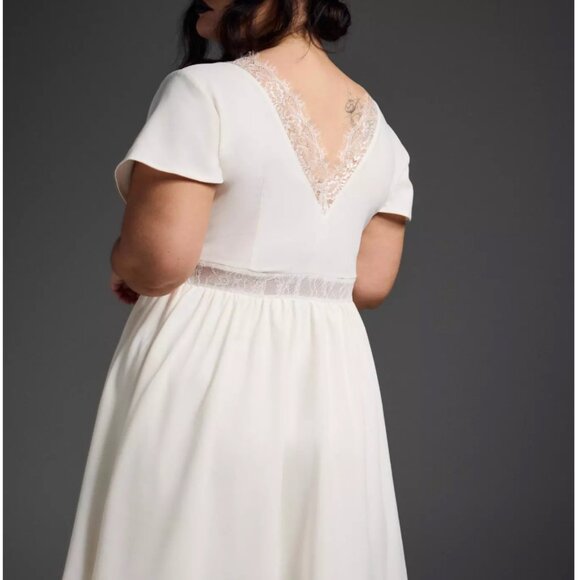 Torrid Cream Lace Mini Dress - Picture 2 of 6